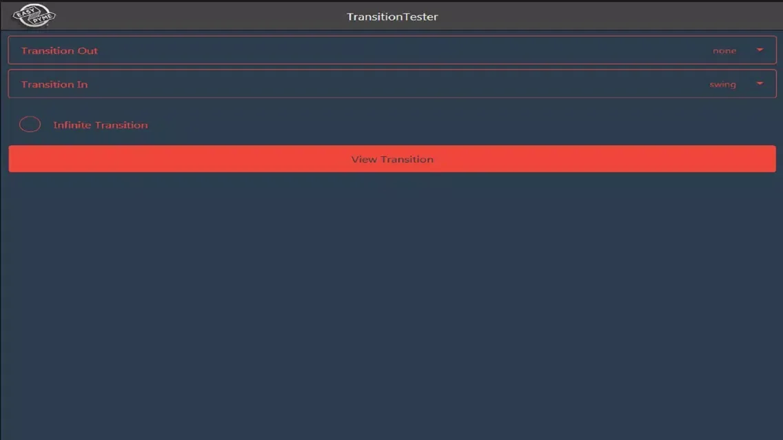 TransitionTester应用截图