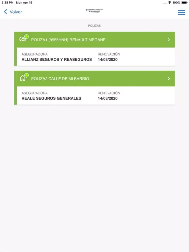 تصاویر Despreocúpate Seguros iPad 
