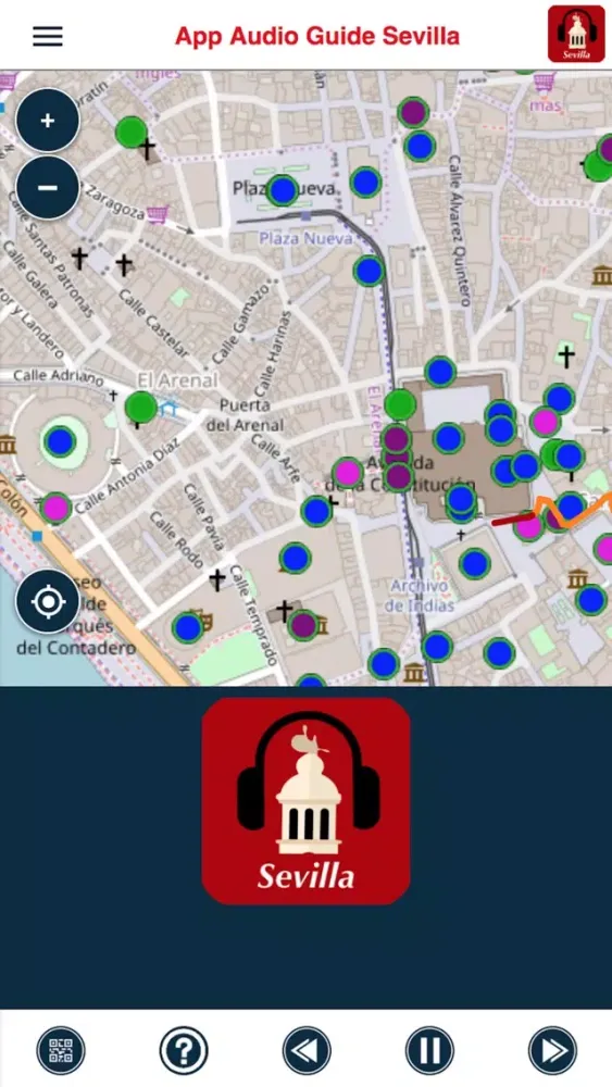 App Audioguide Sevilla Ekran Görüntüleri