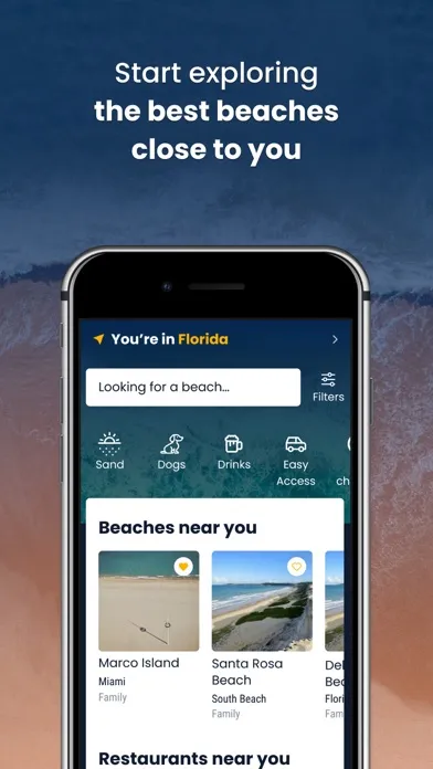 GoBeach: beach finder स्क्रीनशॉट