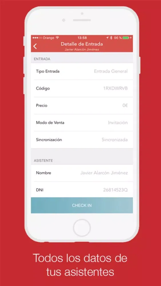 Enterticket Accesos سکرین شاٹس