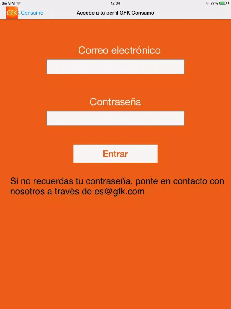 Captures d'écran de GFK Consumo iPad 