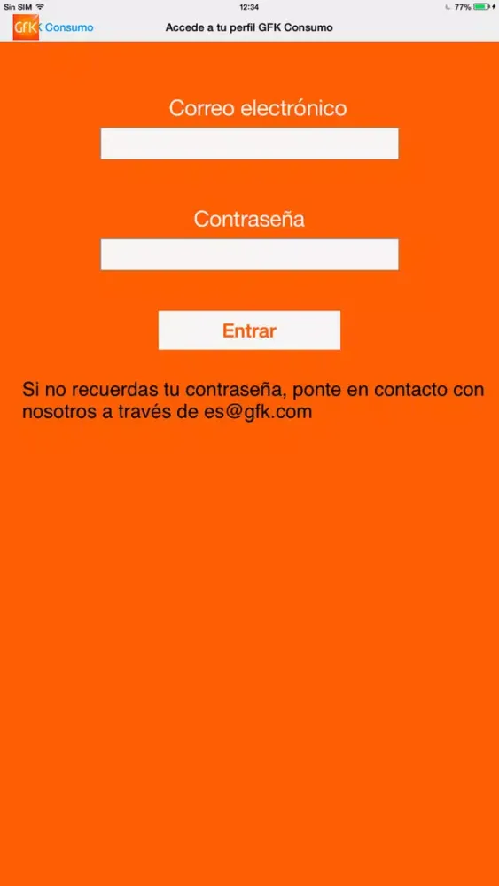 Captures d'écran de GFK Consumo