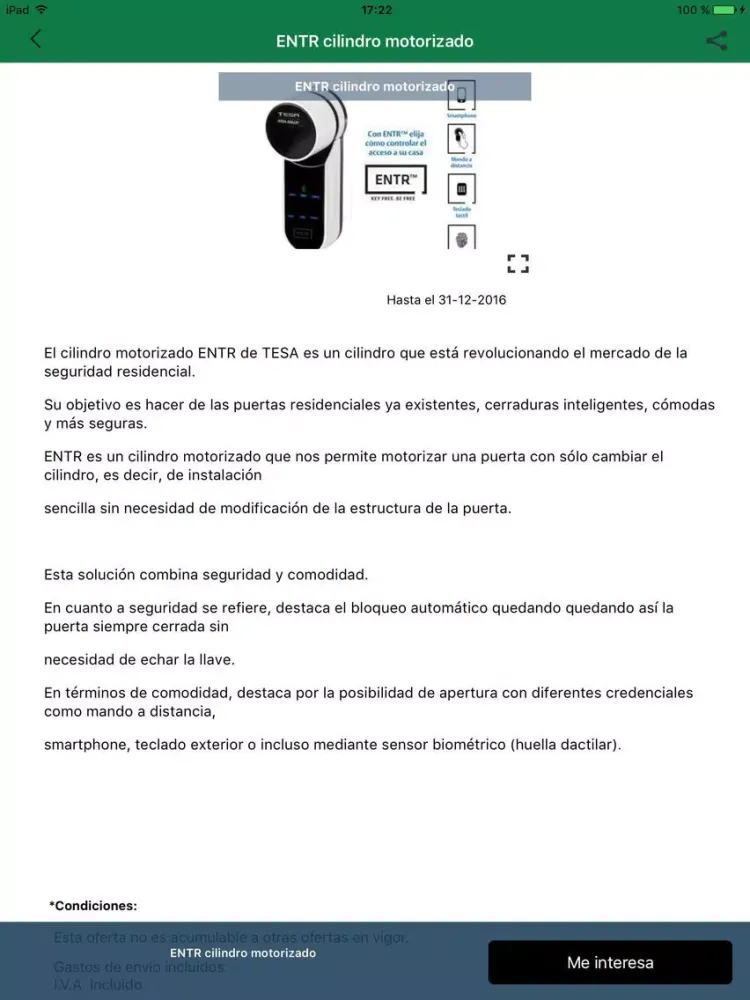 SG GRUPO iPad  Screenshots