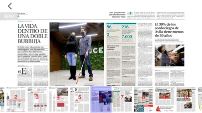 Capturas de tela do Diario de Ávila