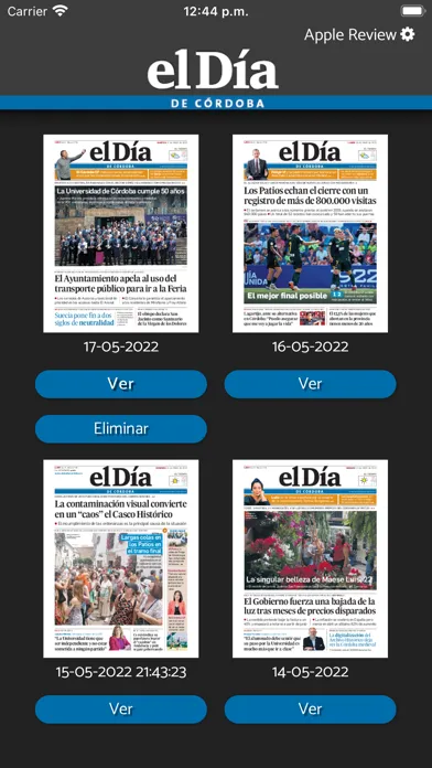 Captures d'écran de El Día de Córdoba