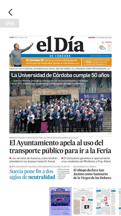 Captures d'écran de El Día de Córdoba