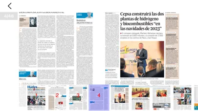 Capturas de tela do Huelva información