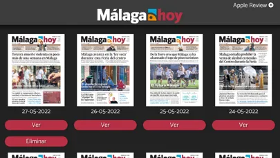 Capturas de pantalla de Málaga hoy