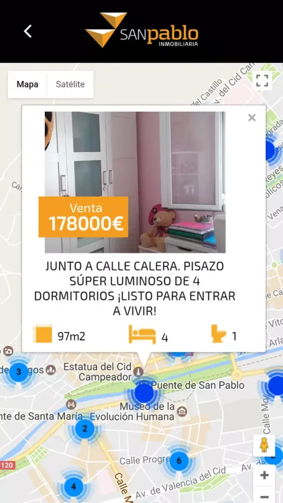 Tangkapan layar Inmobiliaria San Pablo