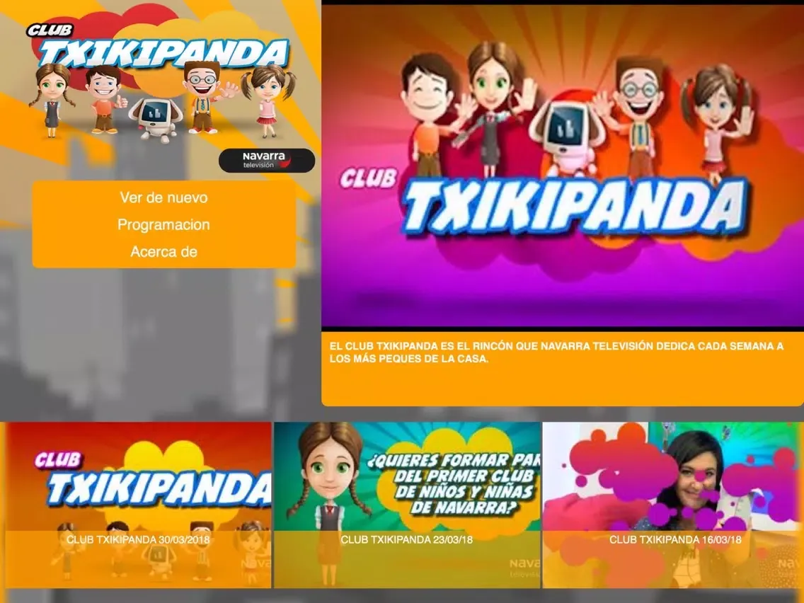 Capturas de tela do CLUB TXIKIPANDA iPad 