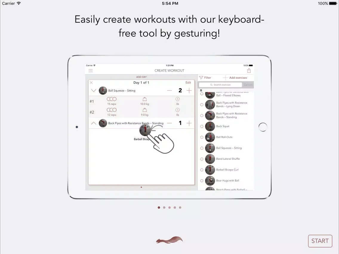Capturas de pantalla de Get fit at home:#1 workout builder iPad 
