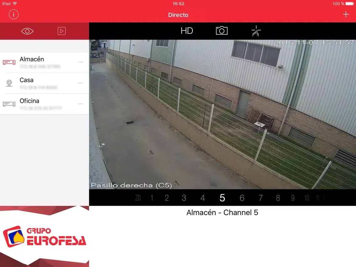 Capturas de pantalla de Eurofesa EasyView iPad 