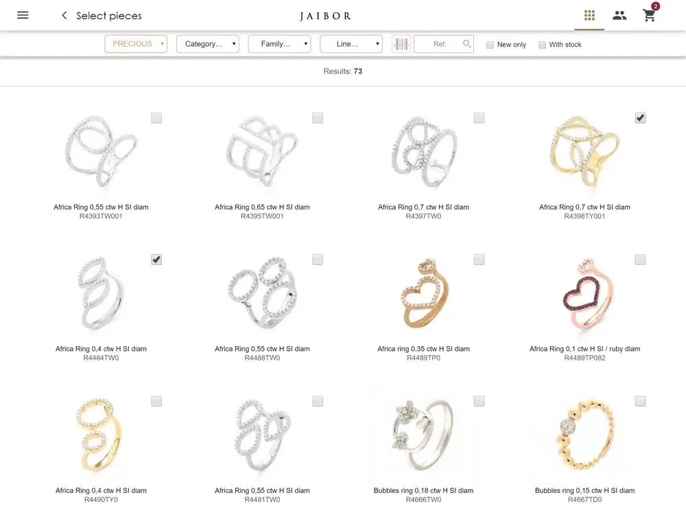 Скриншоты JAIBOR Catalog USA iPad 