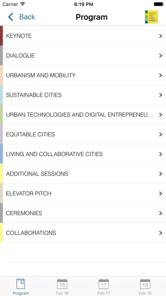Capturas de pantalla de Smart City Expo Puebla