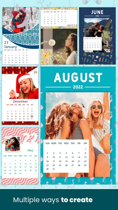 Create Custom Photo Calendars Screenshots