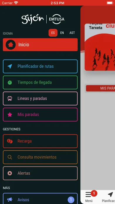 Tangkapan layar Gijón EMTUSA