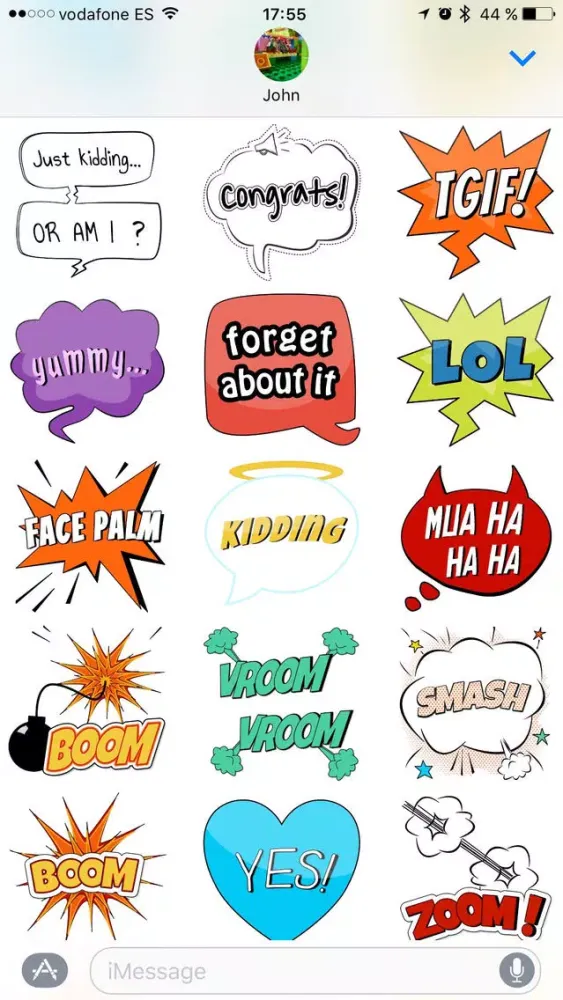 Capturas de pantalla de AMAZING Comic Style Balloons