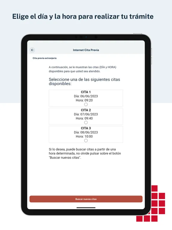 Cita Previa AGE iPad 应用截图