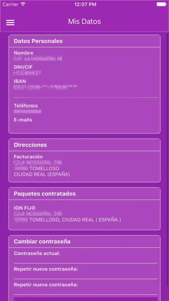 Скриншоты Clientes TBS Fibra
