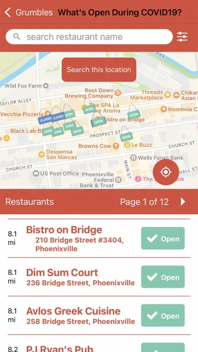 Grumbles - Food Screenshots