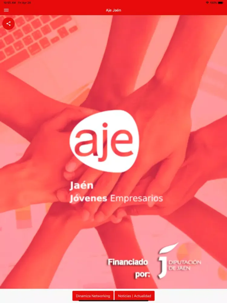 Tangkapan skrin AJE Jaen iPad 