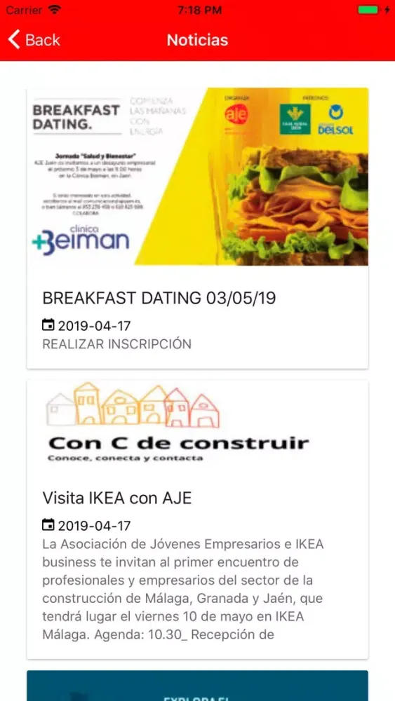 Tangkapan skrin AJE Jaen