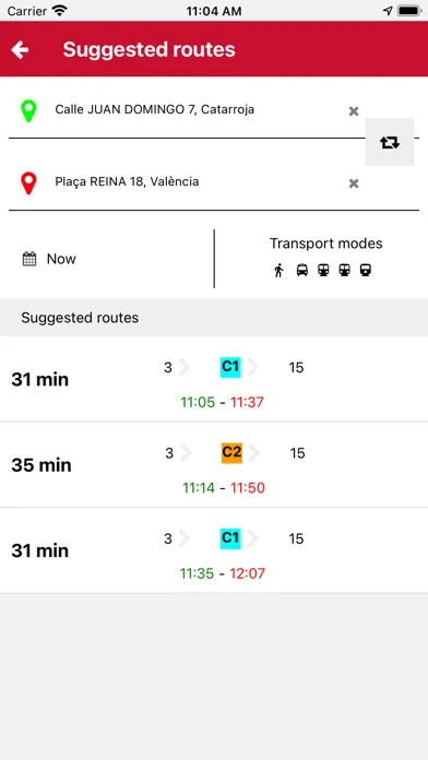 GVA EnRuta Screenshots