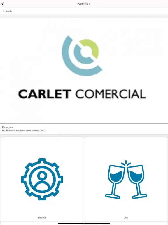 Tangkapan skrin Carlet Comercial iPad 