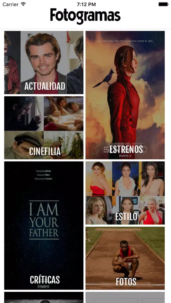 Captures d'écran de FOTOGRAMAS: Actualidad, cartelera, cines, estrenos