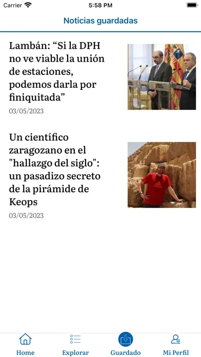 Tangkapan layar Heraldo de Aragón