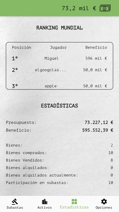 Subastas BOE Simulator سکرین شاٹس