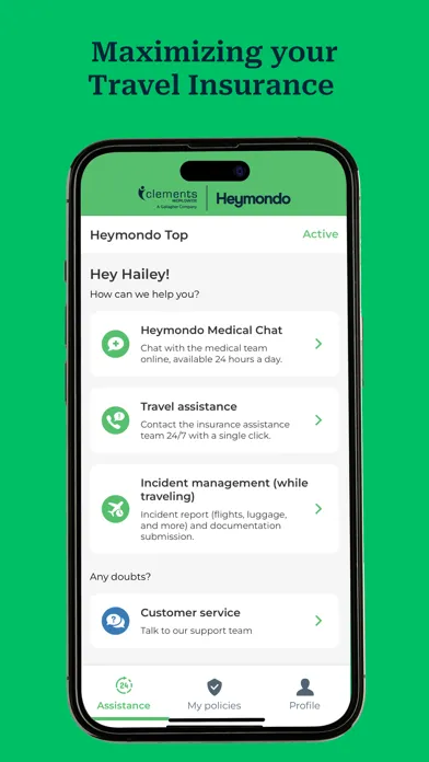 Heymondo - Travel insurance应用截图