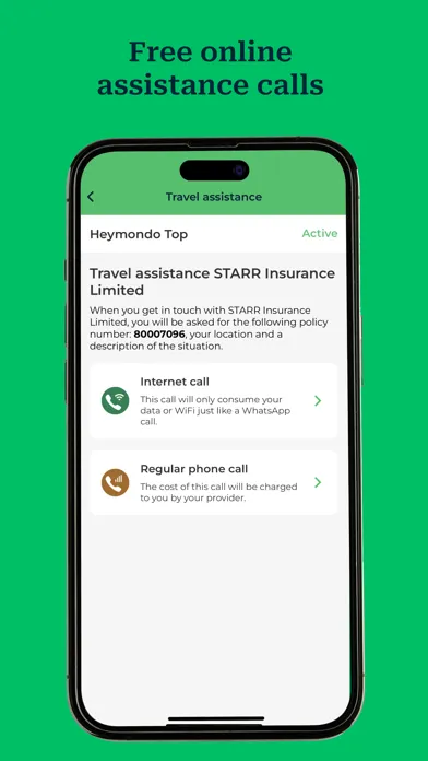Heymondo - Travel insurance应用截图
