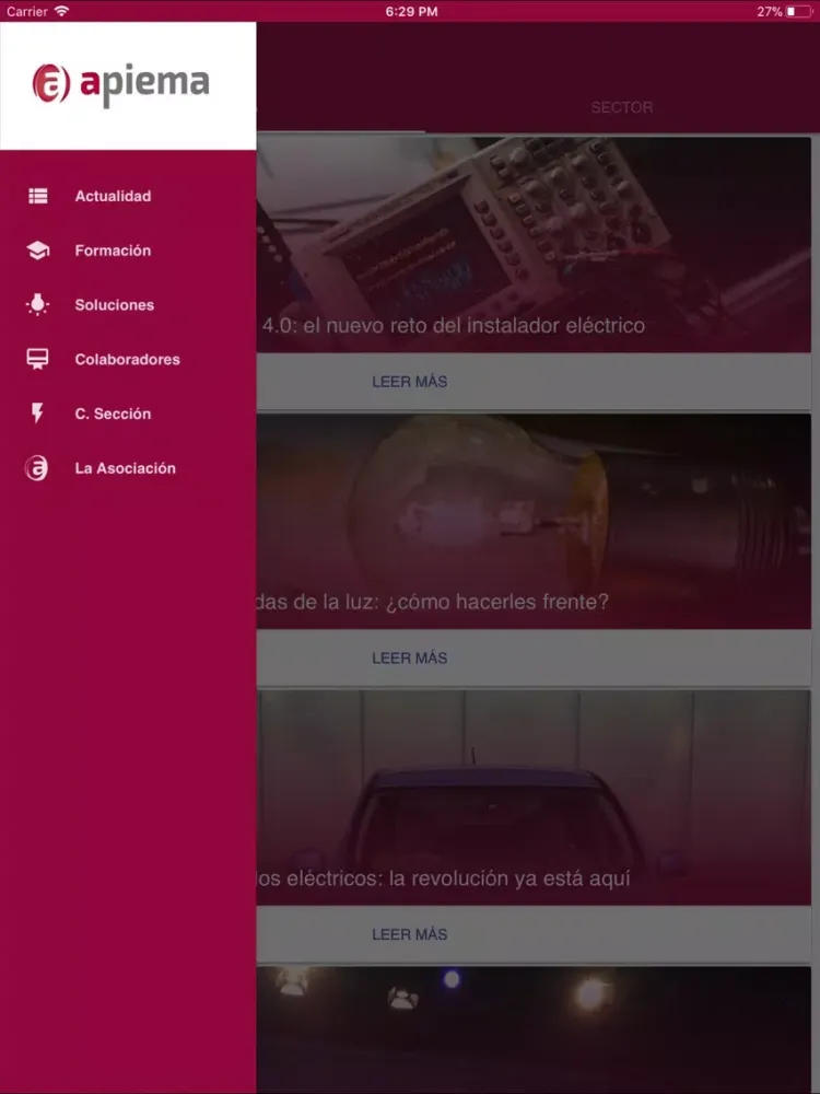 APIEMA iPad 應用截圖