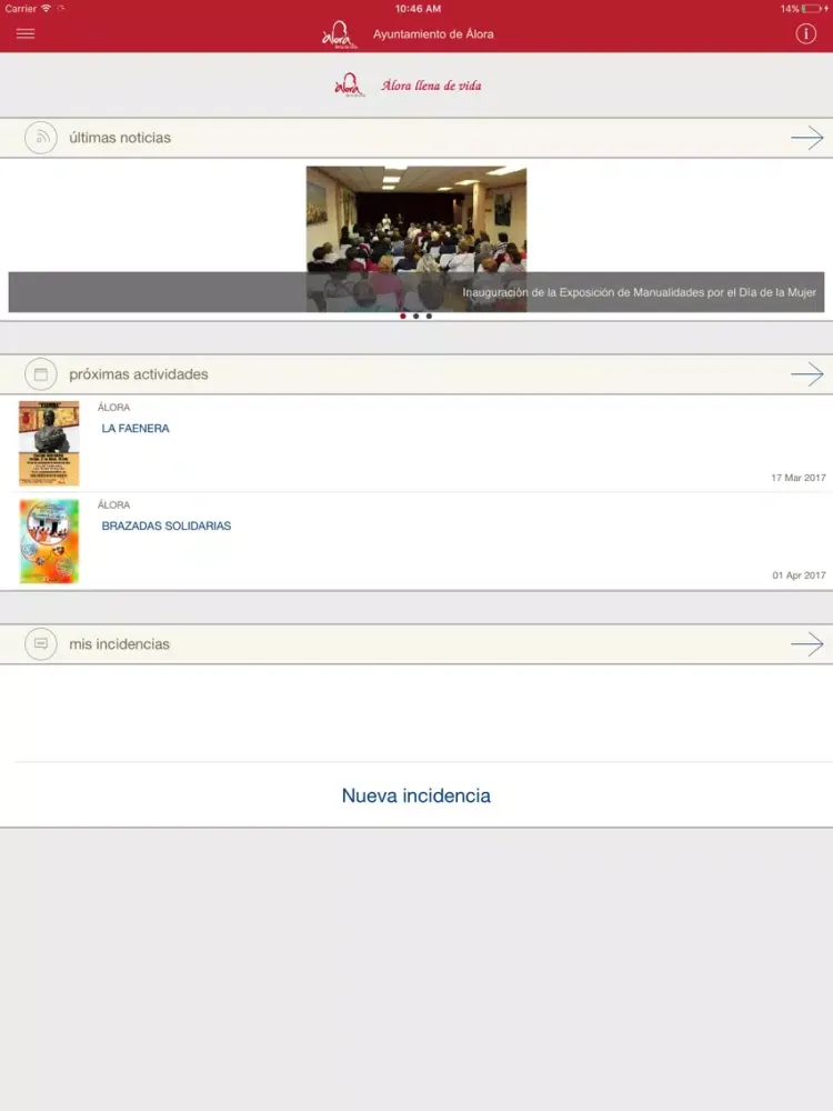 Álora iPad  स्क्रीनशॉट