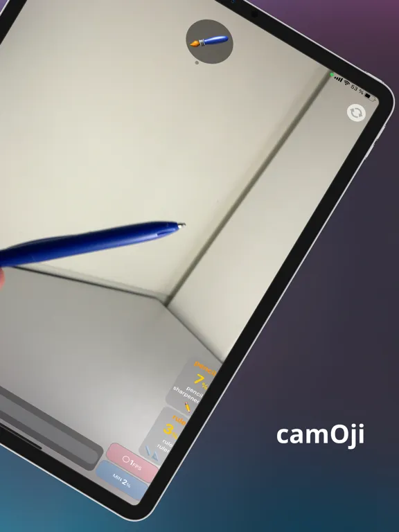 Capturas de tela do camOji iPad 