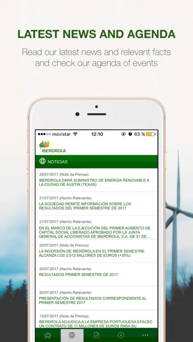 Скриншоты IBERDROLA Investors Relations