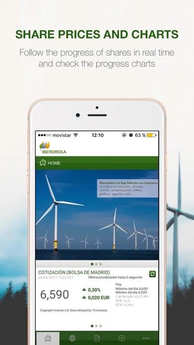 Скриншоты IBERDROLA Investors Relations