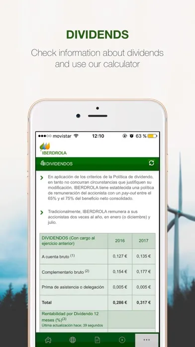 Скриншоты IBERDROLA Investors Relations