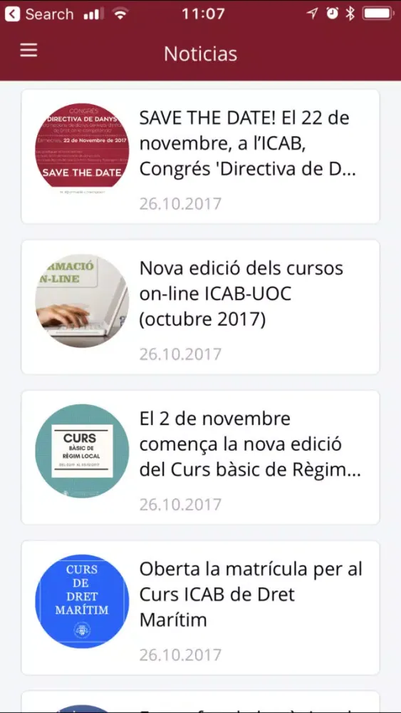 ภาพหน้าจอของ ICAB