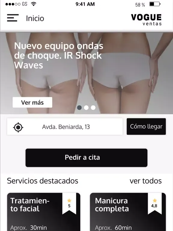 Скриншоты Ventas Vog Benidorm iPad 