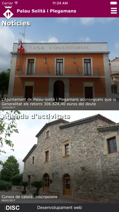 Capturas de pantalla de Ajuntament de Palau Plegamans