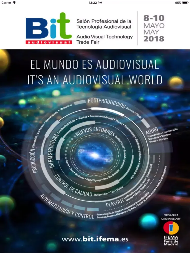 Zrzuty ekranu BIT AUDIOVISUAL 2018 iPad 