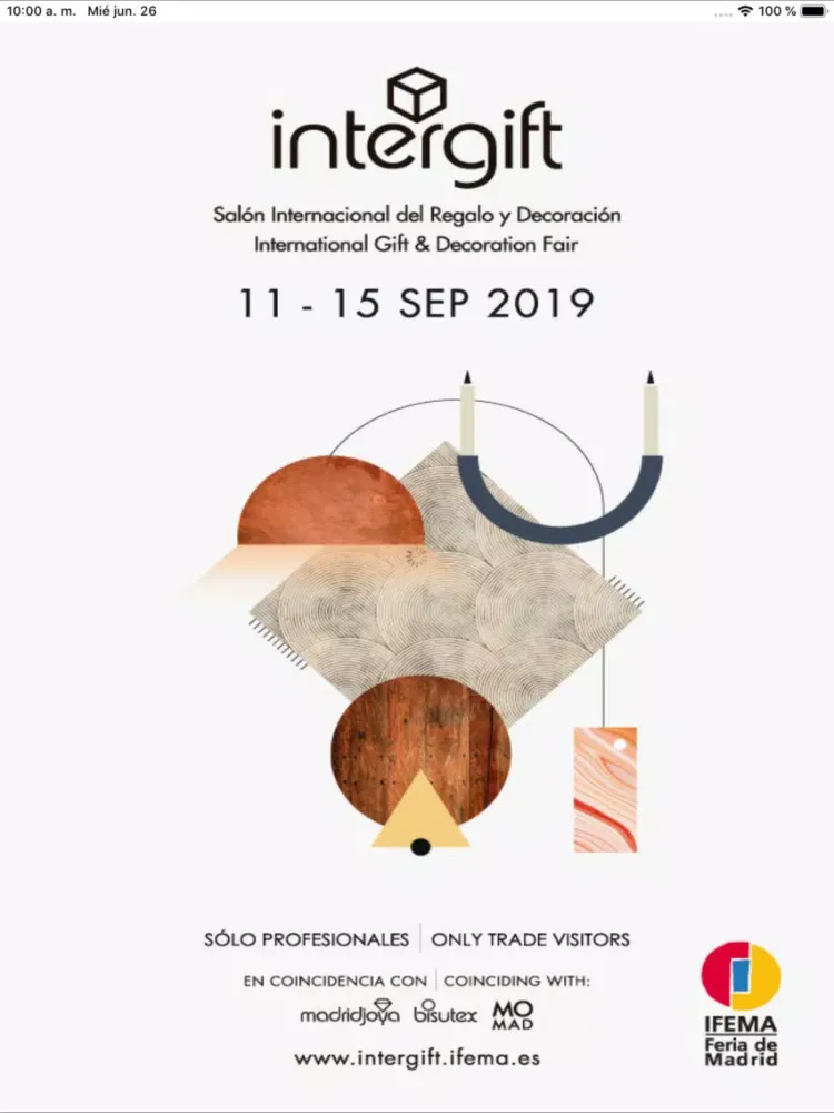 Capturas de tela do INTERGIFT SEPT. 2019 iPad 