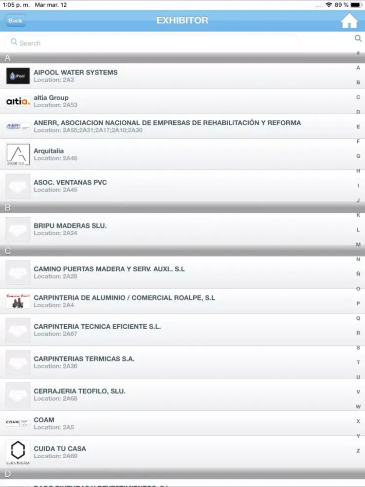 Zrzuty ekranu REHABITAR MADRID 2019 iPad 
