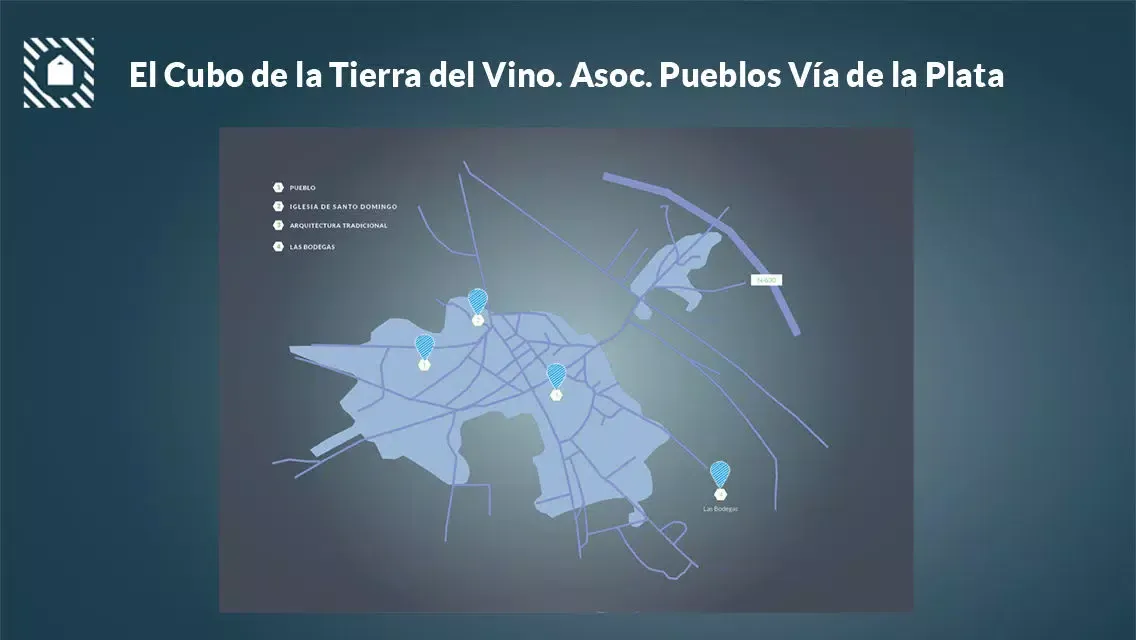 Capturas de pantalla de El Cubo de la Tierra del Vino. Pueblos de la Vía de la Plata