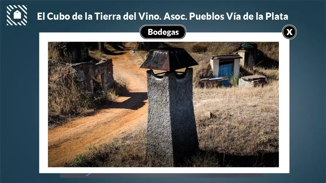 Capturas de pantalla de El Cubo de la Tierra del Vino. Pueblos de la Vía de la Plata