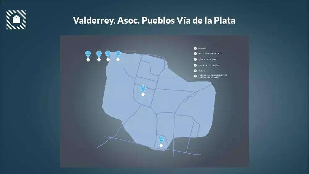ภาพหน้าจอของ Valderrey. Pueblos de la Vía de la Plata