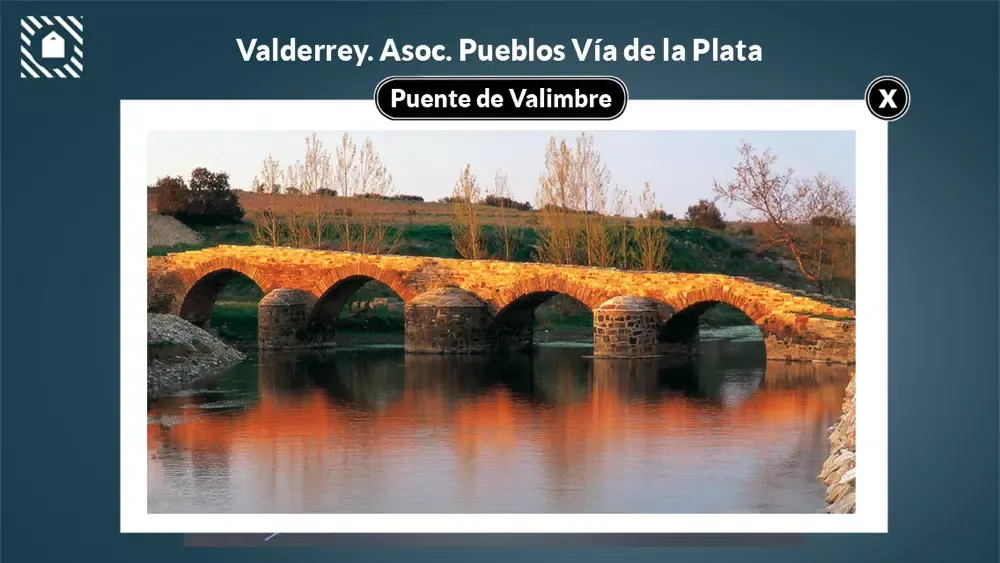 ภาพหน้าจอของ Valderrey. Pueblos de la Vía de la Plata